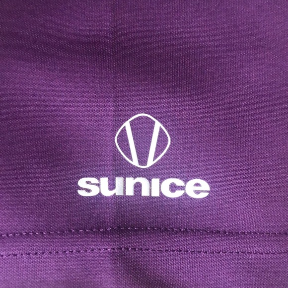 Sunice Silver Polo Golf Shirt in Purple Men’s Size Large NWOT - Picture 3 of 6